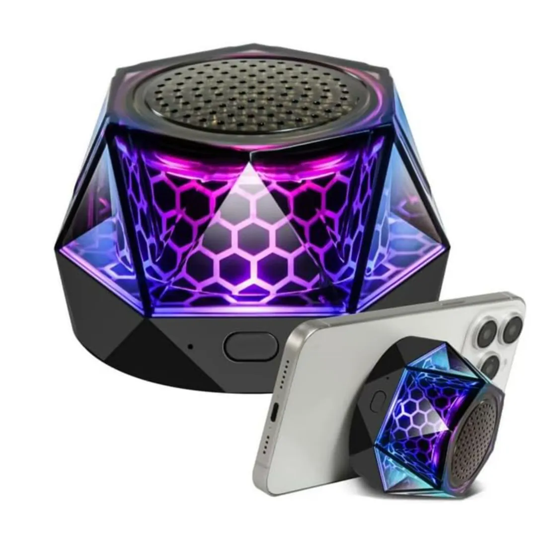 Mini Parlante Altavoz Poligonal Magnétic